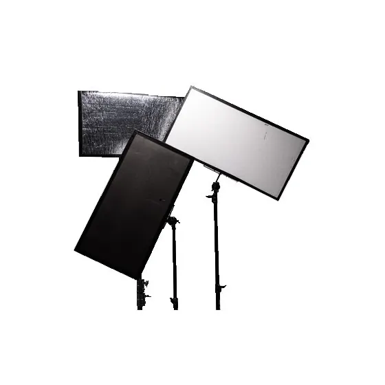 Poly 0,5x1 m (wit, zilver, zwart)