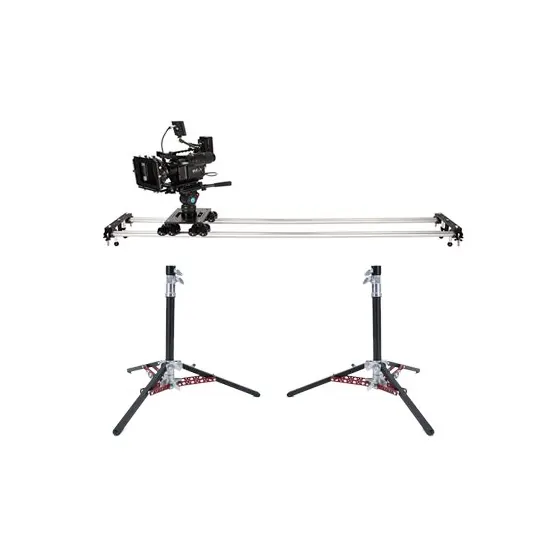Proaim Polaris dolly met sliderstands